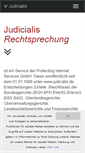 Mobile Screenshot of judicialis.de